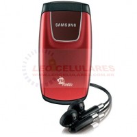 CELULAR SAMSUNG C276 VERMELHO RÁDIO FM VIVA VOZ E FONE DE OUVIDO